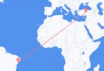 Flyrejser fra Aracaju, Brasilien til Kayseri, Tyrkiet