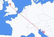 Flights from Manchester, England to Zadar, Croatia