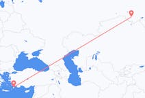 Fly fra Omsk til Rhodes