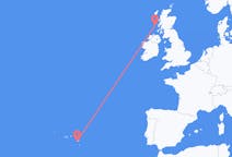 Flights from Tiree, the United Kingdom to Ponta Delgada, Portugal