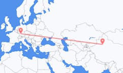出发地 中国库尔勒目的地 德国斯图加特的航班