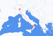 Flyreiser fra Lamezia Terme, Italia til Milano, Italia