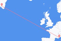 Flyreiser fra Nice, Frankrike til Narsarsuaq, Grønland