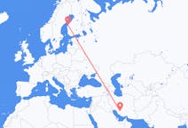 Flights from Shiraz, Iran to Vaasa, Finland