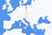 Flights from Zielona Góra, Poland to Catania, Italy