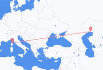 Flights from Atyrau, Kazakhstan to Bastia, France
