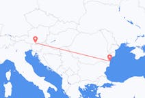 Fly fra Klagenfurt til Constanța