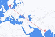出发地 印度出发地 拉贾蒙德里目的地 丹麦奥胡斯的航班