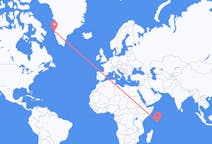 Flights from Mahé, Seychelles to Sisimiut, Greenland