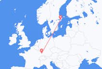 Flyg från Strasbourg, Frankrike till Stockholm, Sverige