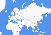 Flüge von Taipeh, Taiwan nach Östersund, Schweden