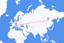 Flights from Neryungri, Russia to Venice, Italy