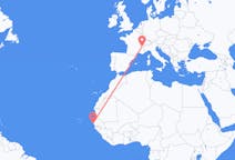 Flights from Dakar, Senegal to Chambéry, France