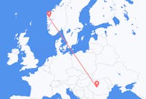 Flyg från Førde, Norge till Sibiu, Rumänien