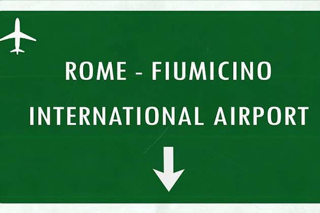 Facilité d'arrivée à Rome : transfert privé de l'aéroport au centre-ville