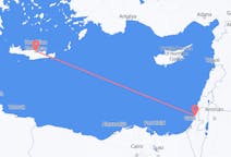 Flights from Tel Aviv in Israel to Heraklion in Greece