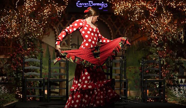 Flamenco-show og særlig menu på Torres Bermejas i Madrid