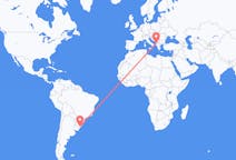 Flyreiser fra Pelotas, Brasil til Tirana, Albania