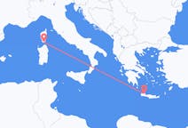 フランスのフィガリよりから、ギリシャのハニアまでのフライト