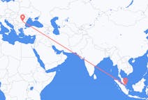 Flights from from Johor Bahru to Bucharest