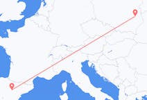Flyreiser fra Zaragoza, Spania til Lublin, Polen