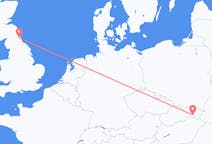 Flights from Košice, Slovakia to Newcastle upon Tyne, the United Kingdom