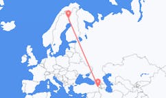 Flights from Pajala, Sweden to Iğdır, Turkey