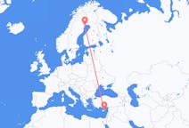 Flyreiser fra Larnaka, Kypros til Luleå, Sverige