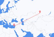 Flights from Larnaca, Cyprus to Novokuznetsk, Russia