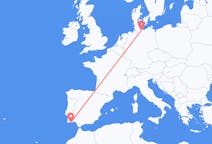 Vols de Lübeck, Allemagne vers District de Faro, portugal
