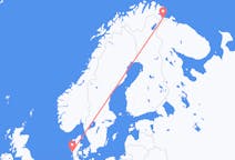 Flights from Esbjerg, Denmark to Kirkenes, Norway