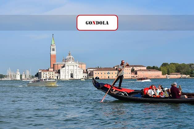 Venedig: Charmerende gondoltur på Canal Grande
