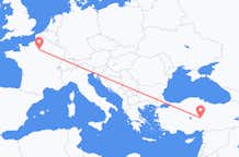 Flyreiser fra Kayseri, til Paris