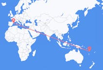 Flights from Luganville, Vanuatu to Barcelona, Spain