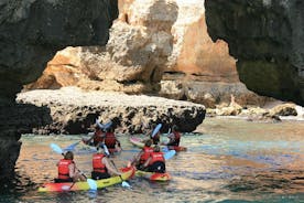 Excursión en kayak de 2 horas y media a las grutas de Ponta da Piedade en Lagos