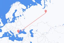 Flights from Noyabrsk, Russia to Burgas, Bulgaria