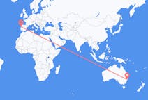 オーストラリア、 ニューカッスル市から、オーストラリア、ポルト行き行きのフライト