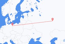 Vols de Kazan, Russie pour Szczecin, Pologne