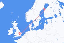 Flights from London to Vaasa
