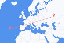 Flyrejser fra Samara, Rusland til Ponta Delgada, Portugal