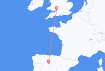 Flyg från Valladolid, Spanien till Bristol, England
