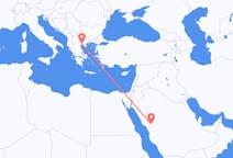 出发地 沙特阿拉伯出发地 麦地那目的地 希腊塞萨洛尼基的航班