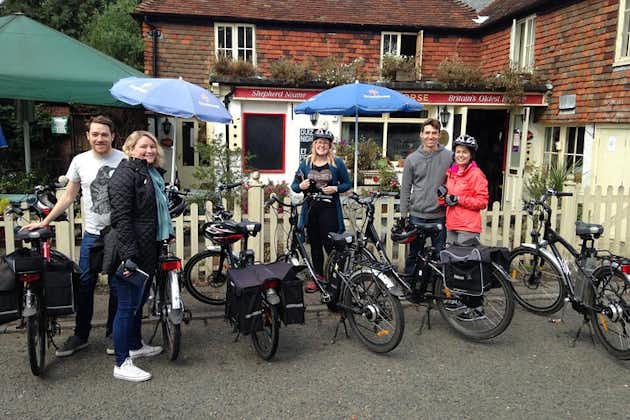 Zelfgeleide elektrische fietstocht naar wijngaarden en kastelen in Kent