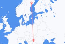 Flyrejser fra Ornskoldsvik til Beograd