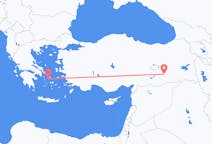 Flights from Syros, Greece to Diyarbakır, Turkey