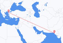 Fly fra Karachi til Çanakkale