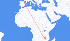 Flyreiser fra Tete, Mosambik til Castelló de la Plana, Spania