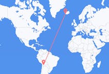 Flyg från Uyuni, Bolivia till Reykjavík, Bolivia