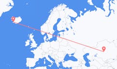 Flyreiser fra Dzjezkazgan, Kasakhstan til Reykjavík, Island