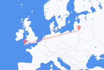 Flyreiser fra Newquay, til Kaunas